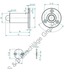 Sub&Beschlage Kapı Stoperi