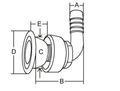 Tank havalandırma 90 DERECE 35MM