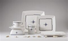 Quadrato Compass Yemek Tabağı