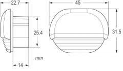 Hella Marine Apelo RGB Merdiven Lambası