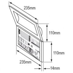 Kapaklı Radyo-Teyp yuvası