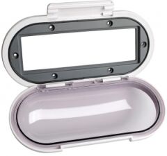 Kapaklı radyo-teyp muhafazası