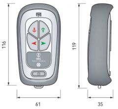 Quick Kablosuz uzaktan kumanda el ünitesi. Baş manevra pervanesi için.