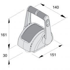 Vetus EC04 Elektronik Kumanda Kolu