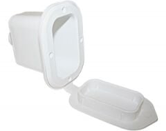 Kapaklı duş yuvası