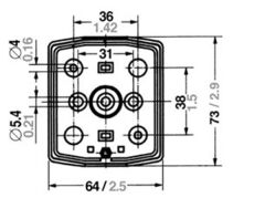 Aqua Signal 25 Serisi Pupa Seyir Feneri Siyah