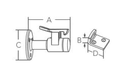 Stoper 85x50mm