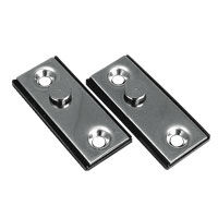 Fixing plate for ladder, Inox