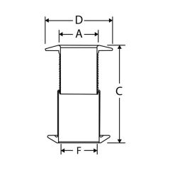 Plastik Firrar, 28-44mm Arası Uzun.Ayarlanabilir