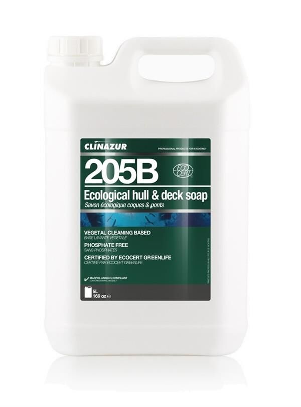 Clin Azur-205B- Ekolojik Gövde/Güverte Temizleyici Konst. 5 Litre