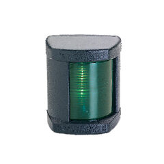 Klasik LED 12 Sancak Feneri 112,5°, 12-24V, (Siyah gövde)