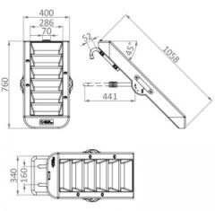 Paws-Up Tekne Köpek Merdiveni