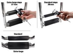 Merdiven, paslanmaz çelik.