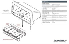 ROKK WIRELESS COVE LED- 3 COIL 15W KABLOSUZ ŞARJ