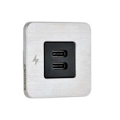 TILE-USB-C/USB-C ŞARJ SOKETİ, SİYAH ÇERÇEVE