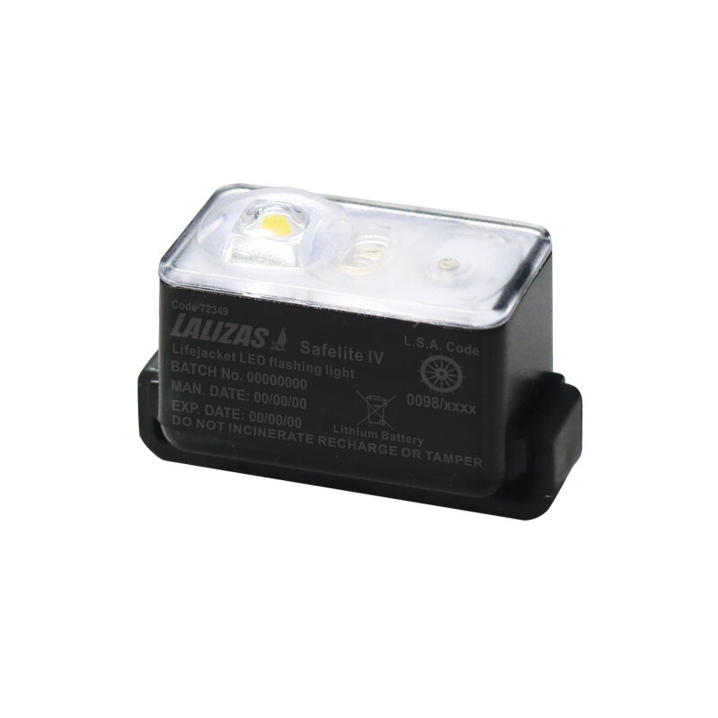 LALIZAS Lifejacket LED flashing light ''Safelite  IV'' ON-OFF water activated, SOLAS/MED/USCG-MER/TC