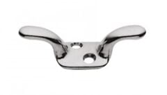 Mini koç boynuzu sarı üzeri kromaj 61x19 mm