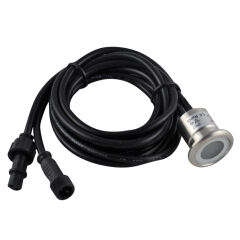 AquaLED İç lamba, beyaz, Yuvarlak, SS316, IP67, 12 & 24VV,DC