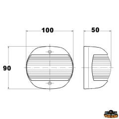 Trem Sancak Seyir Feneri Beyaz