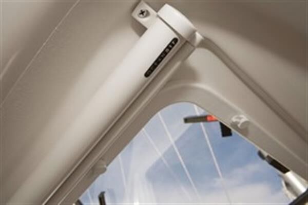 Rail shade stor perde