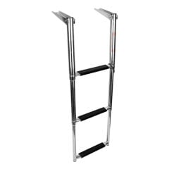 TELOSKOPİK MERDİVEN, 3 BASAMAK, Inox 316, 290x875mm