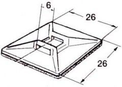 Kendinden yapışkanlı sabitleme parçası