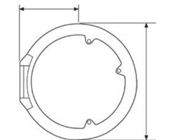 Nuova Rade plastik yuvarlak hatch
