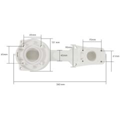 Jabsco 29041-1000 Tuvalet tabanı