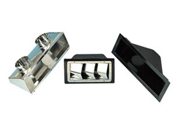 Havalandırmalar için kollektör kutu 76mm abs - sağ