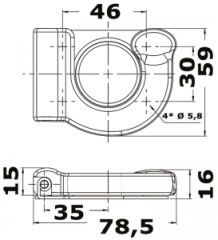 Kakıç ve kamış için katlanır tutacak