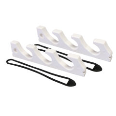 Kamış Askı Aparatı – 3 Kamış için, Beyaz, Çift