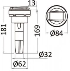 Saturn entegre bataryalı duş
