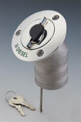 Dolum Ağzı Paslanmaz Çelik, 38mm, 30°açılı, mazot