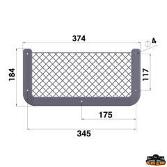PLASTİK EŞYA FİLESİ SİYAH. 180X365 MM