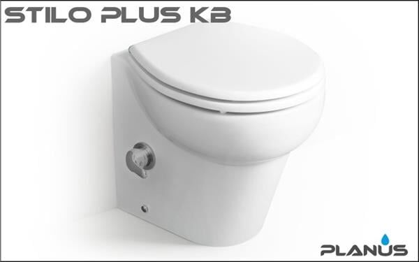 Stilo Plus 24V Beyaz Kısa Taş Taharet Kitli Tuvalet