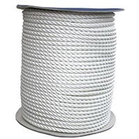 CABO Bağlama Halatı-Üç Kollu,Polyester, Beyaz, Diam.18M