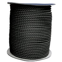 CABO Bağlama Halatı-Üç Kollu,Polyester, Siyah, Diam.24M