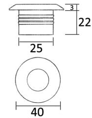 Alioth Merdiven Lambası Beyaz