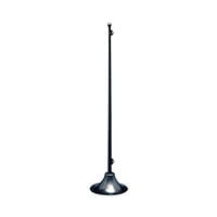 Flag Staff, w/Rubber Base, L.395mm, Black