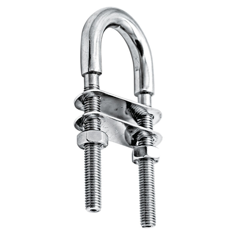U Mapa, Inox 316, W35mm, L130mm, ø10mm, w/metrik M8