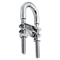 U Mapa, Inox 316, W35mm, L130mm, ø10mm, w/metrik M8