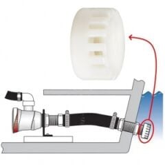 Attwood livar pompası girişi için filtre