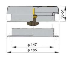 Vetus mantar tip havalandırmalar