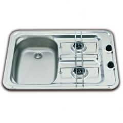 Smev 917 serisi eviyeli, çift gözlü gazlı ocak