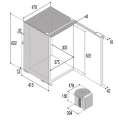 Buzdolabı. Model C75L.