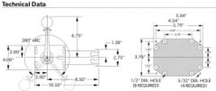 Seastar CH2300P Jet bot kumanda kolu
