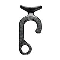 Hook for Fender, on Ø20-22mm Rail, 85x38mm, White