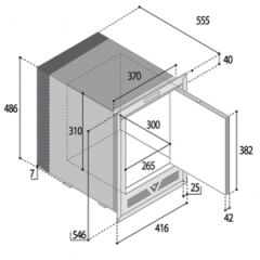 Vitrifrigo IM XT OCX2 Hydro buz makinesi