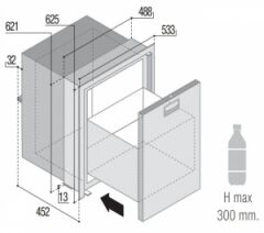 Buzdolabı. Model DW75 OCX2 RFX