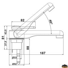 CAN RB1488 sıcak-soğuk musluk
